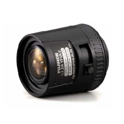 Fujinon YF2.8A-2 CCTV camera lens with manual iris