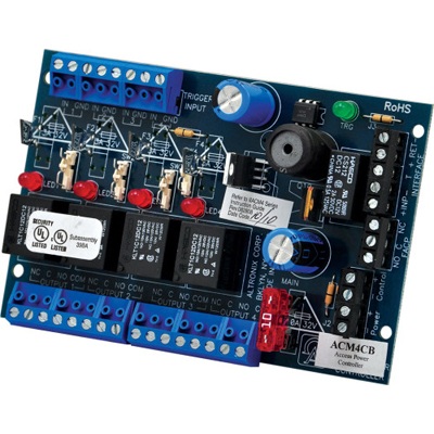 Altronix ACM4CB Multi-Output Access Power Controller