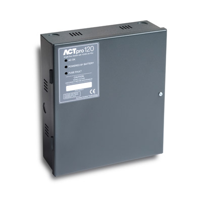 ACTpro 120 single door station with built-in PSU saves on installation time and space