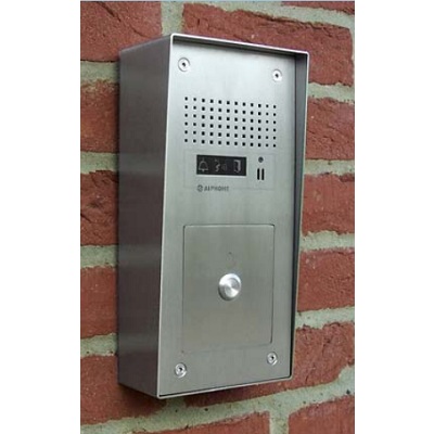 Aiphone GT-1A/S/SS surface mounting stainless steel audio door station