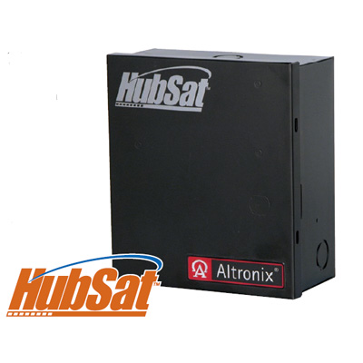 Altronix HubSat4D passive UTP transceiver hub with integral camera power