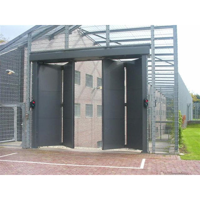 AMC Security Bi-Fold Gates fully welded steel construction