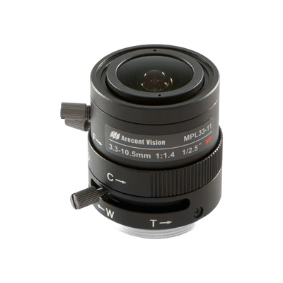 Arecont Vision MPL33-11 megapixel fixed-focal series lenses