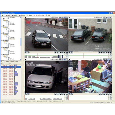 artec MULTIEYE NetworkPlayer CCTV software with efficient analysis of recordings