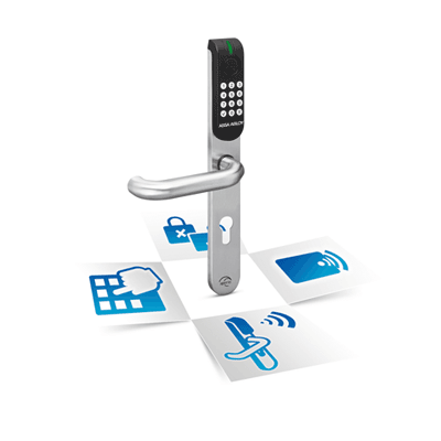 Wireless Aperio® PINpad escutcheon with RFID reader