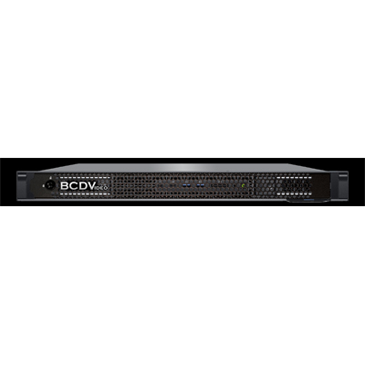 BCDVideo BCD102SD-MVR-EL Entry Level 1U 2-Bay Rackmount Short Depth Milestone Appliance