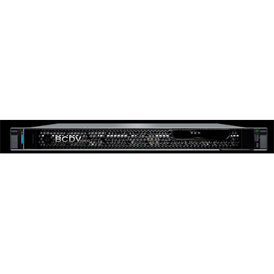 BCDVideo BCD104SD-MVR-EL Entry Level 1U 4-Bay Rackmount Multi Purpose / Shallow Depth Milestone Appliance