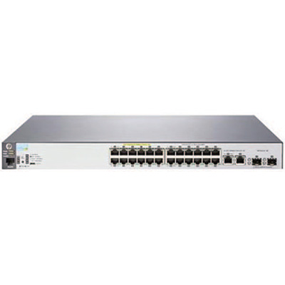 BCDVideo HP 2530-24-PoE L2 switch with 2 fixed gigabit Ethernet SFP ports