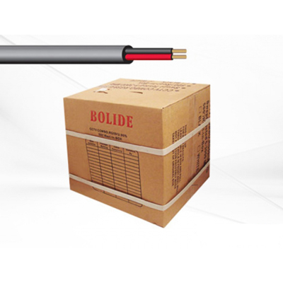 Bolide BP0033-18-2black 1000FT UL Listed 18/2 cable, black colour