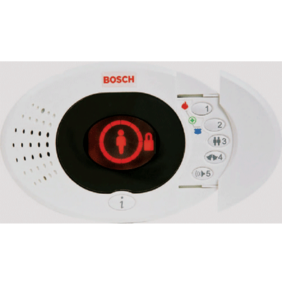 Bosch IUI-EZ1 intruder alarm system control panel & accessory with function buttons and a bubble level
