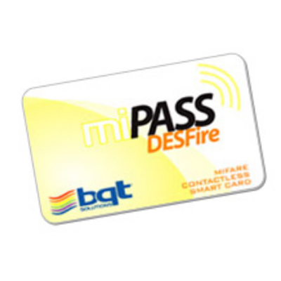 Bosch Security Systems miPASS DESFire smart card has a write endurance of 100,000 cycles