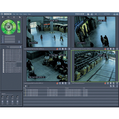 Bosch Video-over-IP (BVIP) Lite Suite CCTV software with automated guard tours