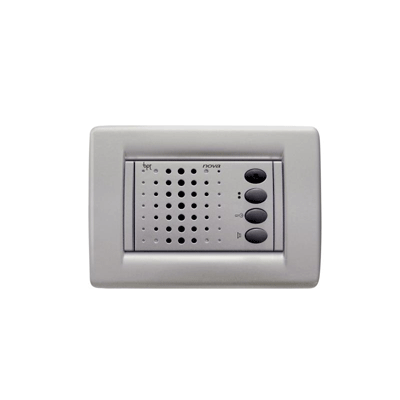BPT NOVA/A200UKSV - Nova flush audio module - charcoal with silver frame and back box