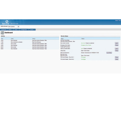 Brivo Systems ACS OnSite web-based access control solution
