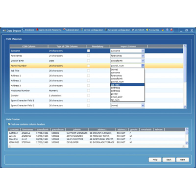 CEM AC2000 Data Import Tool