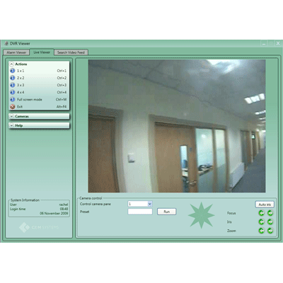 CEM AC2000 DVR Interface