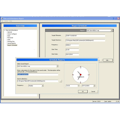 CEM AC2000 T&A - time and attendance software with user friendly interface