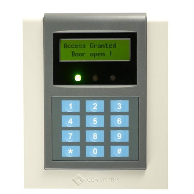 CEM RDR/612/105 exit card reader with PIN