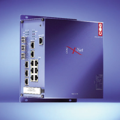 COE X-Net ETHSW managed industrial gigabit ethernet switch with SFP optic support