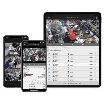 March Networks Command Mobile Plus application for viewing live and recorded video