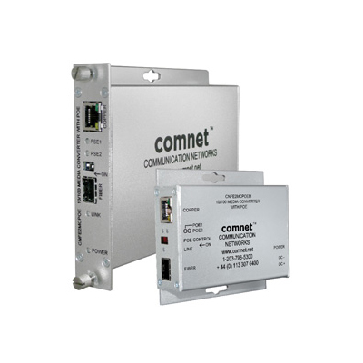 ComNet CNFE2MCPOEM mini ethernet media converter with PoE