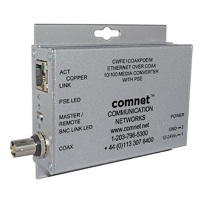 Comnet CWFE1COAXPOE/M 10/100 mbps ethernet-over-coax