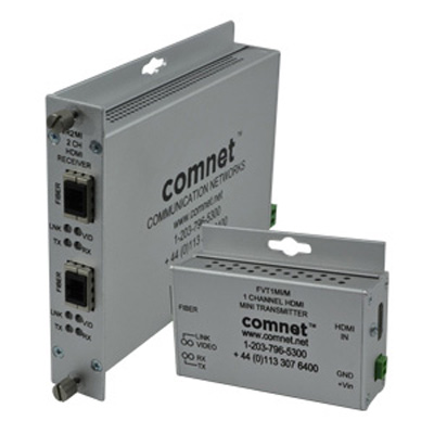 Comnet FVT/FVR(X)MI[/M] HD digital visual interface multimode fibre link