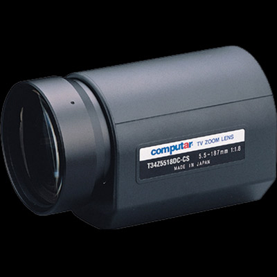 Computar T34Z5518DC-CS CCTV camera lens with auto iris and direct drive