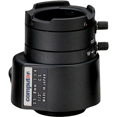 Computar TG2Z3514FCS 1/3'' CCTV cmaera lens with manual iris and direct drive
