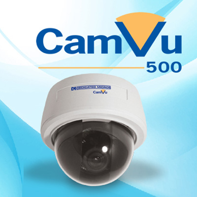 Dedicated Micros DM/CMVUVRD500 1/4-inch 480 TVL vandal resistant IP mini-dome