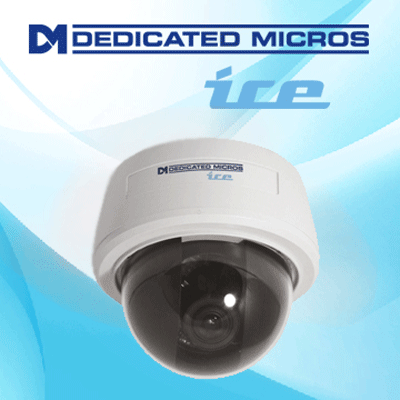 Dedicated Micros DM/ICEDVC-CMU39 dome camera with flexible mounting options