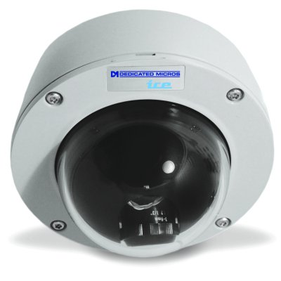 Dedicated Micros DM/ICEVC-ODNU39 day/night dome camera with 540 TVL and outdoor surface mount