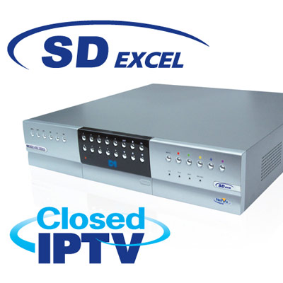 Dedicated Micros SD Excel a premium enterprise, hybrid DVR/NVR with Closed IPTV capability