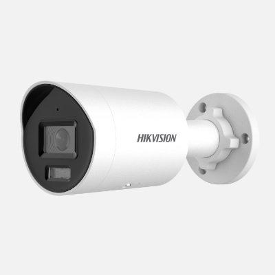 Hikvision DS-2CD2026G2-IU/SL 2 MP AcuSense Strobe Light and Audible Warning Fixed Mini Bullet Network Camera