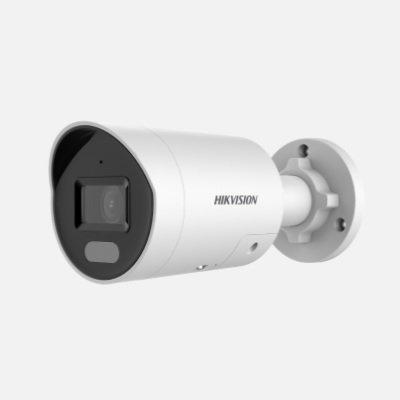 Hikvision DS-2CD2047G2-LU/SL 4 MP ColorVu Strobe Light and Audible Warning Fixed Mini Bullet Network Camera