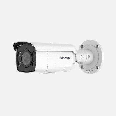 Hikvision DS-2CD2T87G2-LSUSL 8 MP ColorVu Strobe Light and Audible Warning Fixed Bullet Network Camera