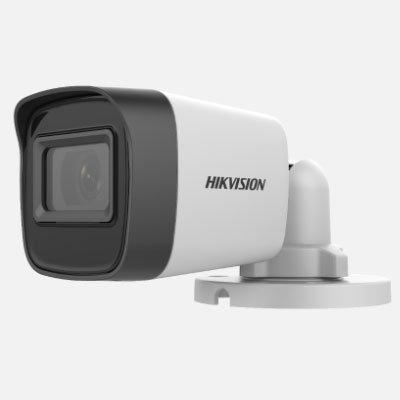Hikvision DS-2CE16H0T-ITPFS 5MP audio fixed mini bullet IR camera