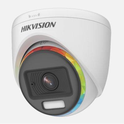 Hikvision DS-2CE70DF8T-PFSLN 2MP ColorVu indoor audio fixed turret IR camera