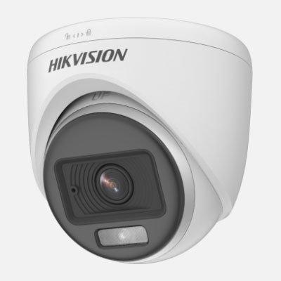 Hikvision DS-2CE70KF0T-PFS 3K ColorVu indoor audio fixed turret IR camera