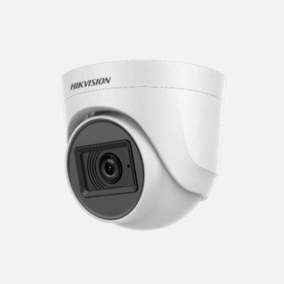 Hikvision DS-2CE76H0T-ITPFS 5MP audio indoor fixed turret IR camera