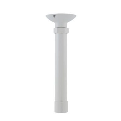 eneo EDC-CMT1-W Ceiling Mount Tube, white, with Flange for PTZ Dome Cameras, with Mounting Kit