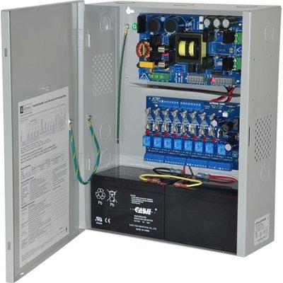 Altronix eFlow104NA8V Access Power Controller w/ Power Supply/Charger, 8 Fused Relay Outputs, 24VDC @ 10A, Aux Output, FAI, 220VAC, BC400 Enclosure