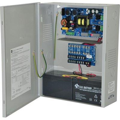 Altronix eFlow104NX8V Power Supply Charger, 8 Fused Outputs, 24VDC @ 10A, Aux Output, FAI, LinQ2 Ready, 220VAC, BC400 Enclosure
