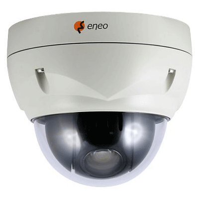 eneo EDMC-3221 dome camera with on-screen menu control and camera ID display