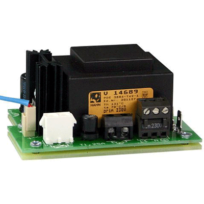 eneo NE-112 power supply and battery with connections for thermostat, heater and ground