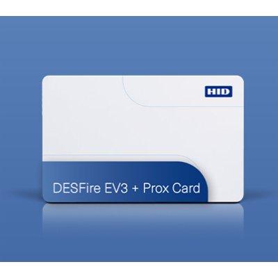 HID MIFARE DESFire EV3 + Prox smart card
