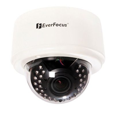 Everfocus ED 335 dome camera with automatic IR cut filter