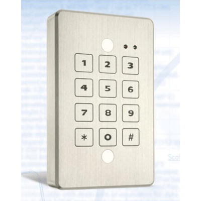 Everswitch introduce the 3x4 Door unit Wiegand 26 electronic keypad with audio-visual indication