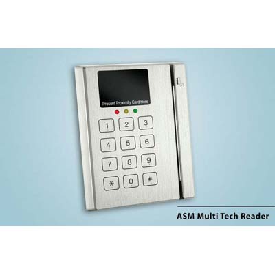 Everswitch iCLASS / MIFARE / DESFire reader plus keypad from Baran Advanced Technologies