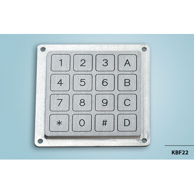 Everswitch KBF22 Piezoelectric keypad from Baran Advanced Technologies